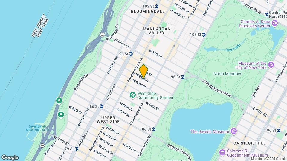 134 W 93rd St Map and Location Details