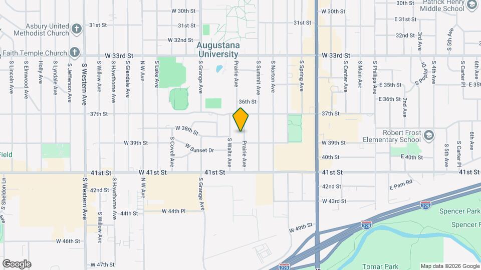 3019 S Prairie Ave Mapa y Detalles de la Ubicación