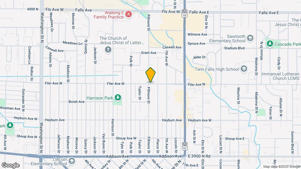 702 Filer Ave Map and Location Details