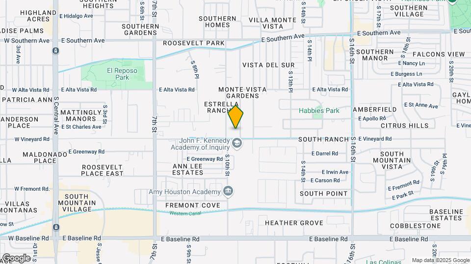 6632 S 11th St Map and Location Details
