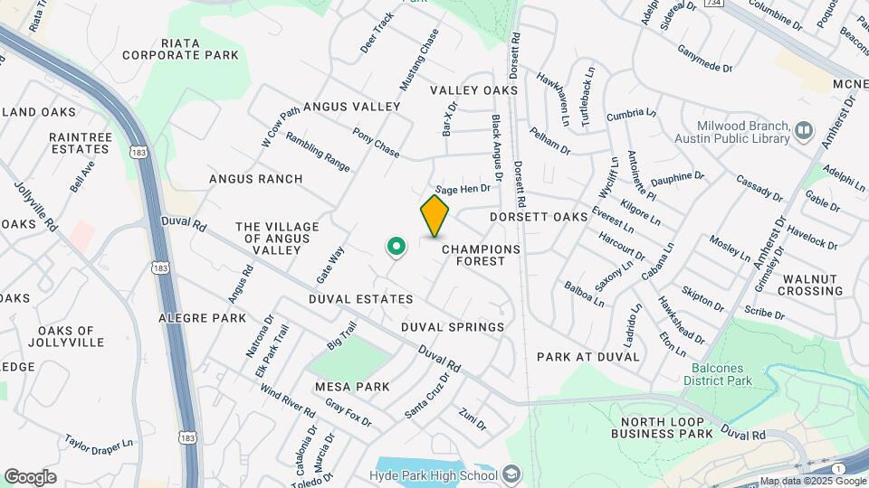 4809 Whispering Valley Dr Map and Location Details