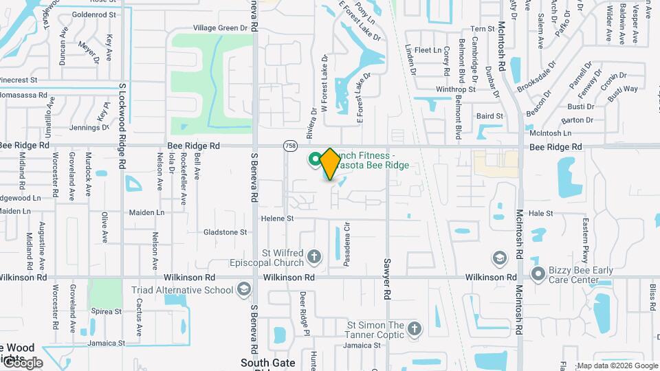 3884 Deberry Dr Map and Location Details
