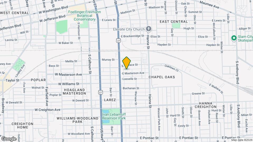 427 E Masterson Ave Map and Location Details