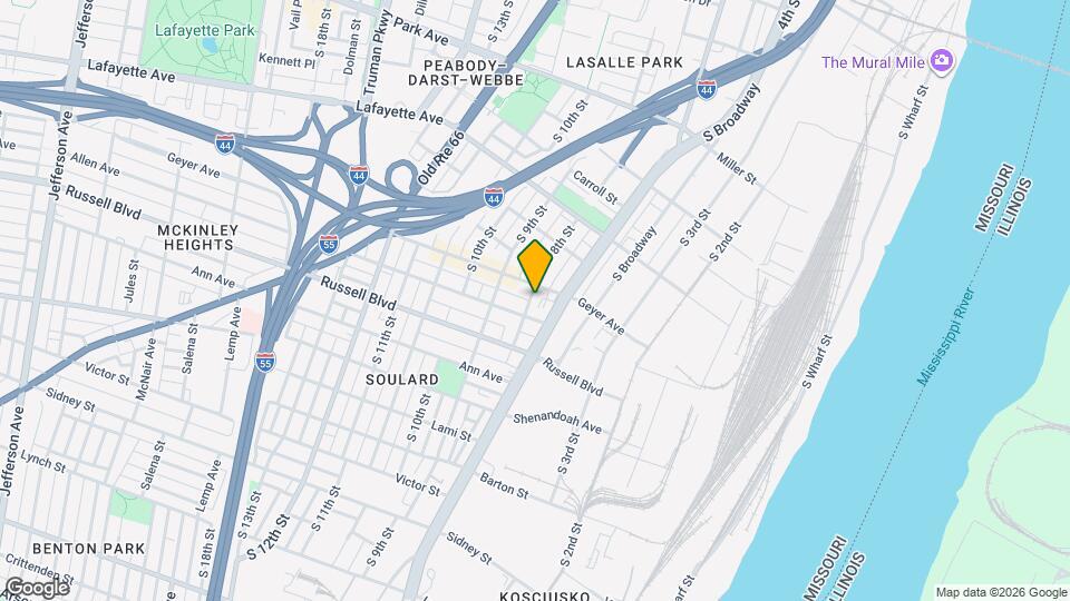 1920 S 8th St Mapa y Detalles de la Ubicación