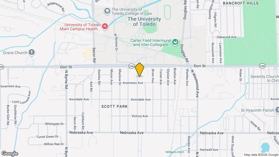 1116 Brookley Blvd Map and Location Details