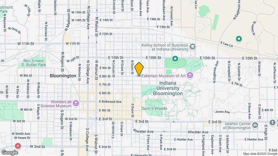321 N Indiana Ave Mapa y Detalles de la Ubicación