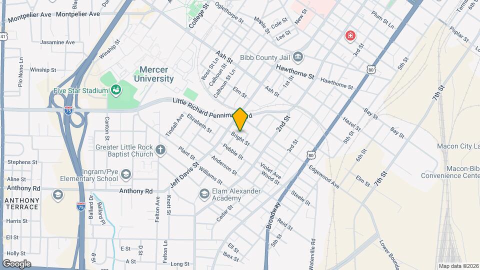 738 Liberty St Map and Location Details