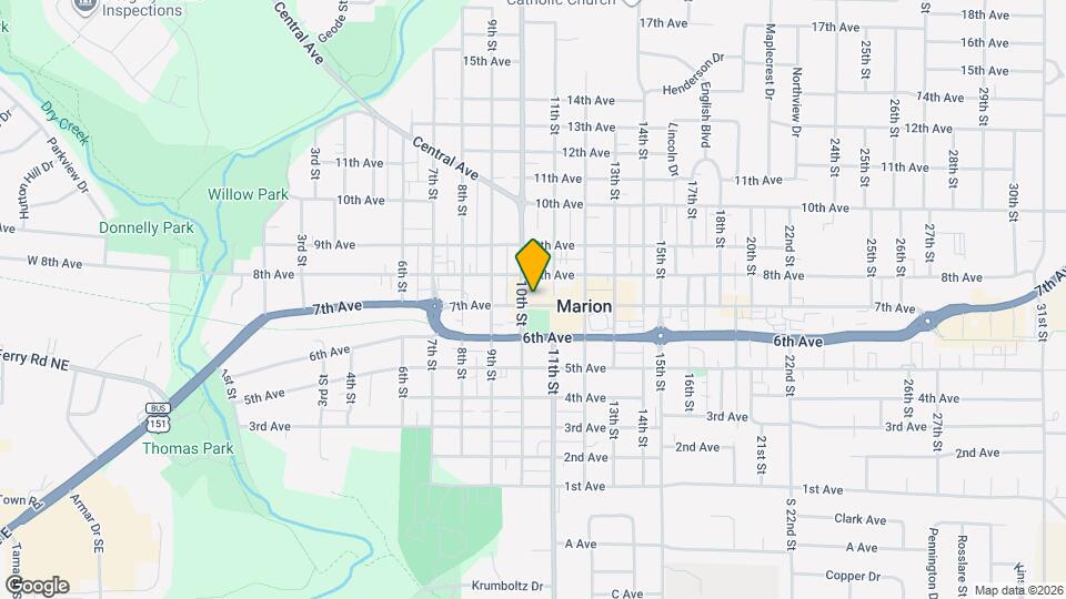 1038 7th Ave Map and Location Details
