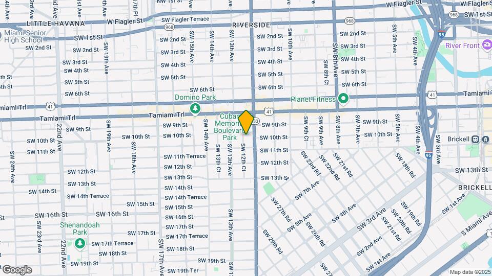 1023 SW 12th Ct Map and Location Details