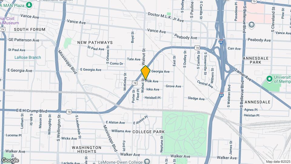 811 Polk Ave Mapa y Detalles de la Ubicación