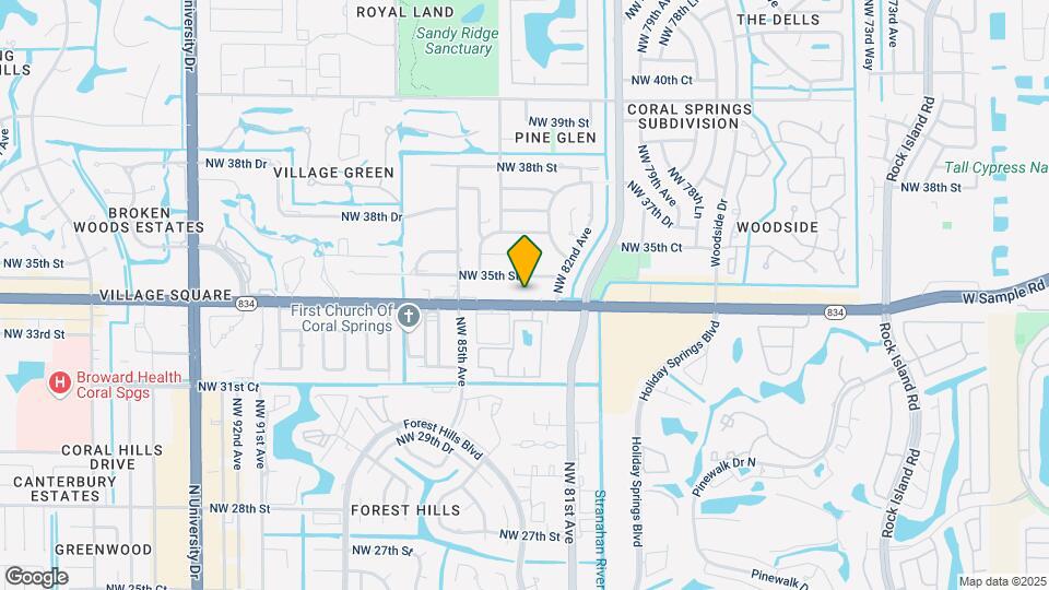 8303 W Sample Rd Map and Location Details