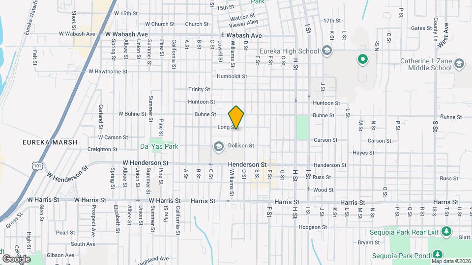 2513 Williams St Map and Location Details