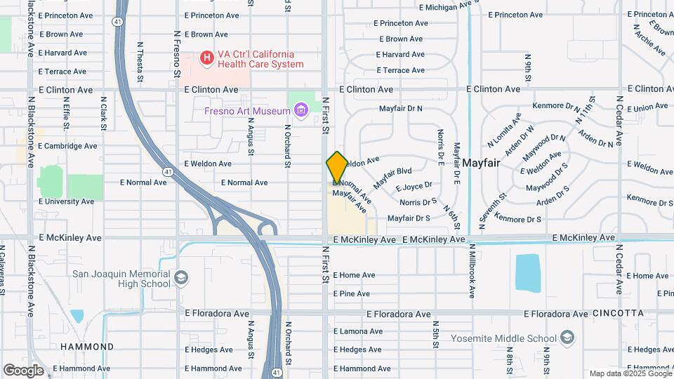 3132 E Normal Ave Mapa y Detalles de la Ubicación