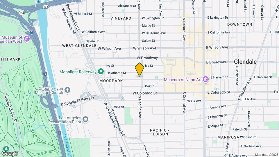 169 S Pacific Ave Mapa y Detalles de la Ubicación