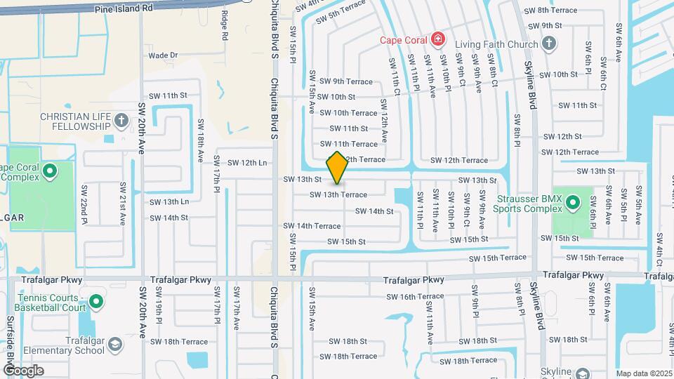 1405 SW 13th Terrace Map and Location Details