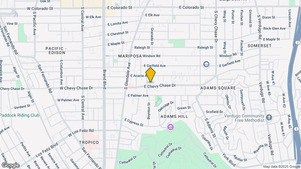 Chevy Chase Apartments Map and Location Details