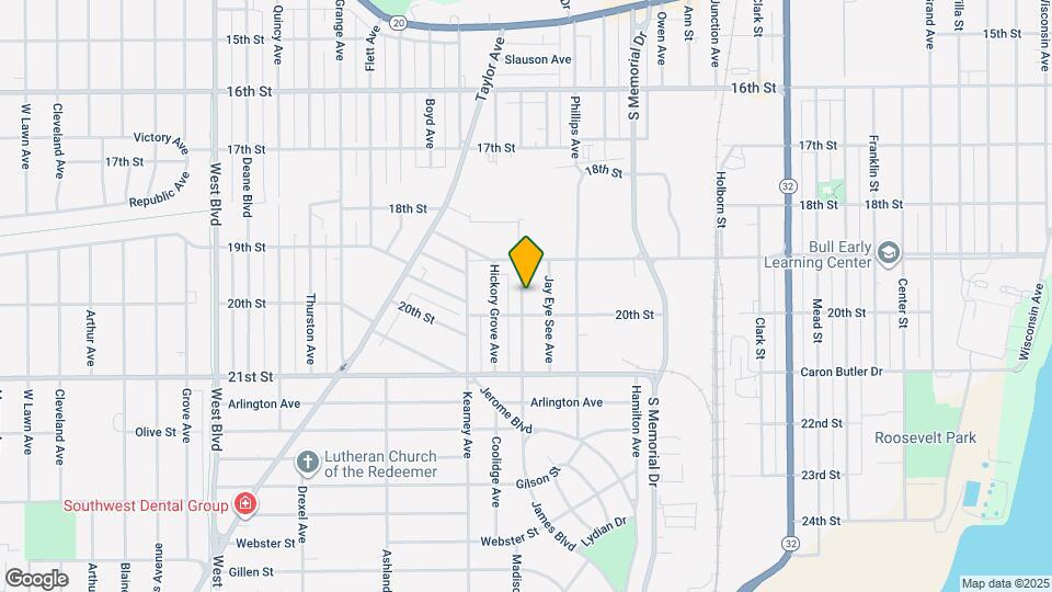1933 Case Ave Map and Location Details