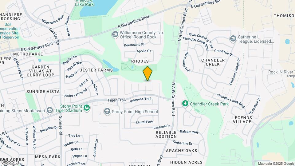 1114 Thorn Creek Pl Map and Location Details