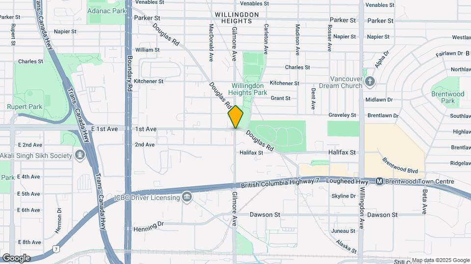 1728 Gilmore Ave Map and Location Details