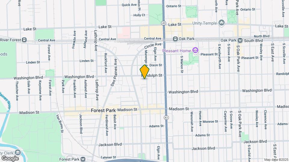 215 Marengo Ave Map and Location Details