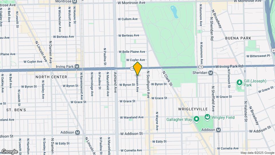 3921 N Janssen Ave, Unit 3S Map and Location Details