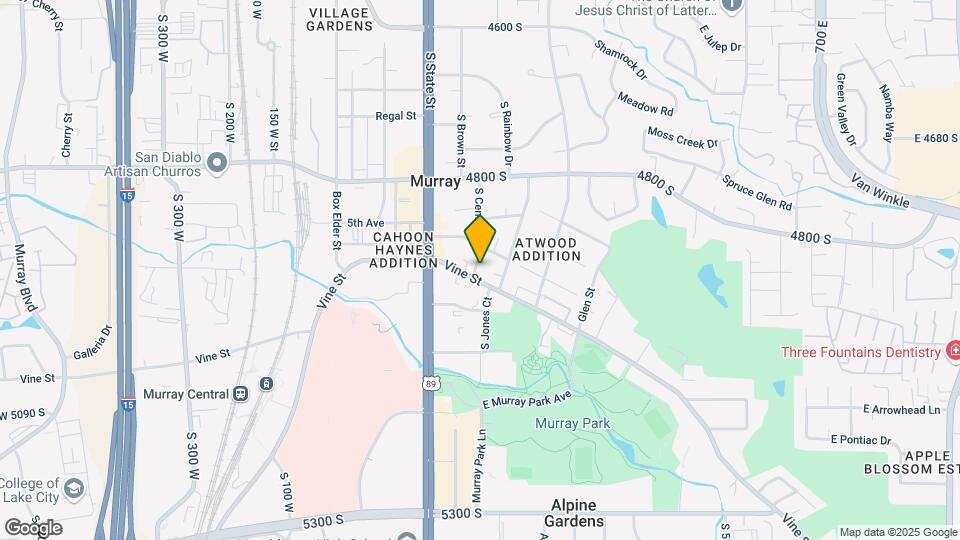 4951 S Center St Mapa y Detalles de la Ubicación