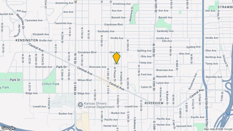 203 N Thorpe St Map and Location Details