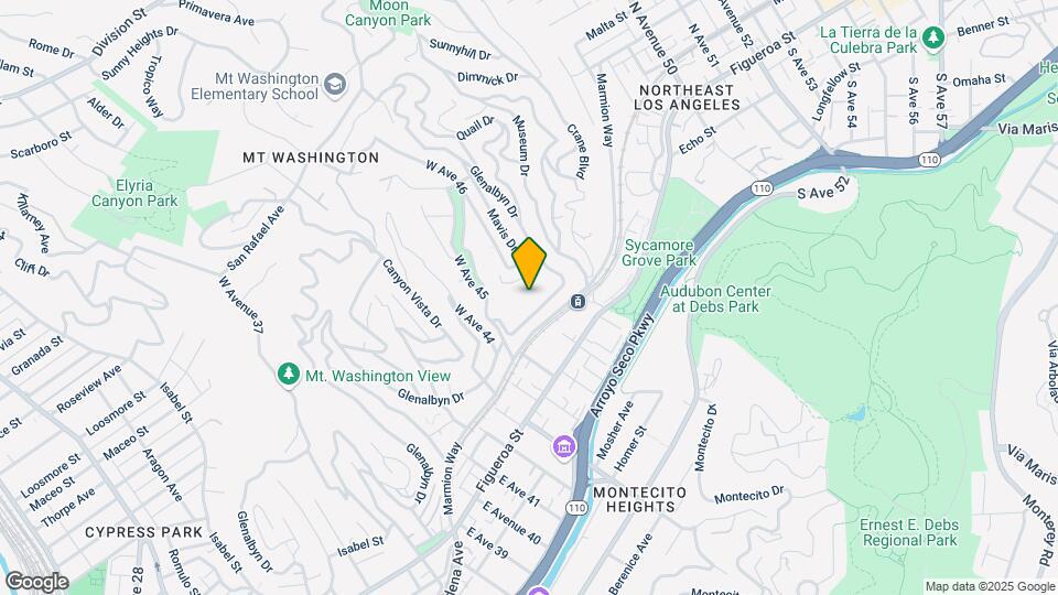 4555 Glenalbyn Dr Map and Location Details