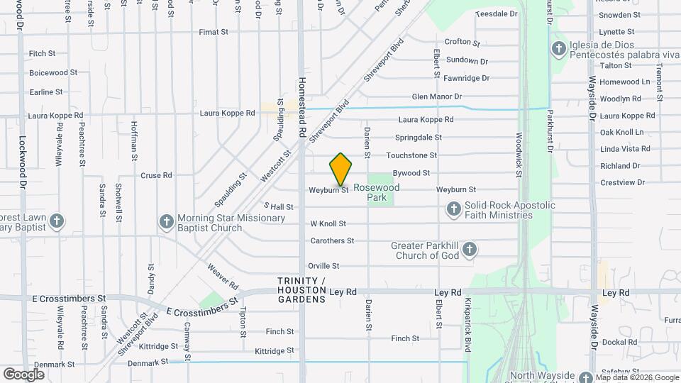 7208 Weyburn St Mapa y Detalles de la Ubicación