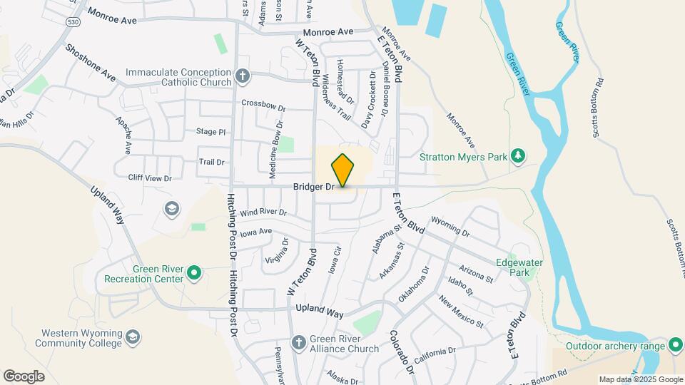 1020 Bridger Dr Map and Location Details