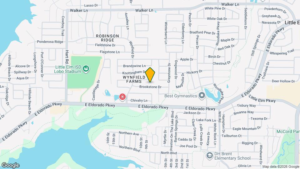 1582 Brookstone Dr Map and Location Details