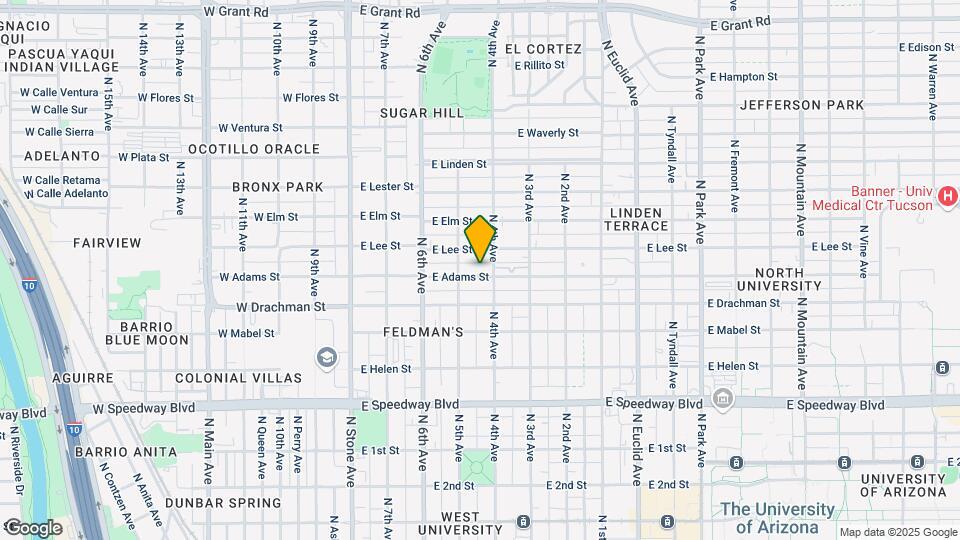 335 E Adams St Map and Location Details