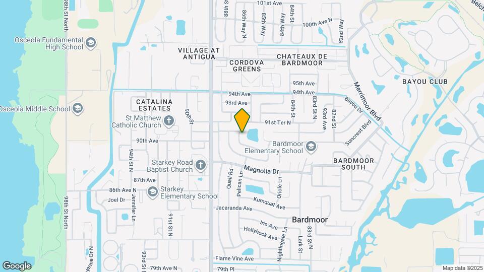 9049 Orchid Dr Map and Location Details