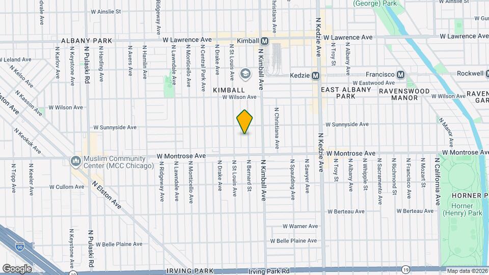 4436 N Bernard St Map and Location Details