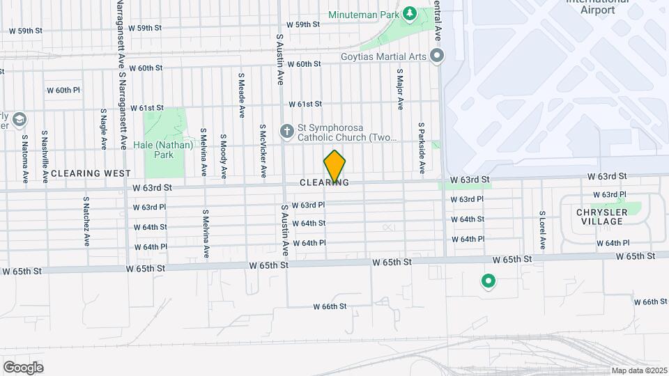 5845-5847 W 63rd St Map and Location Details
