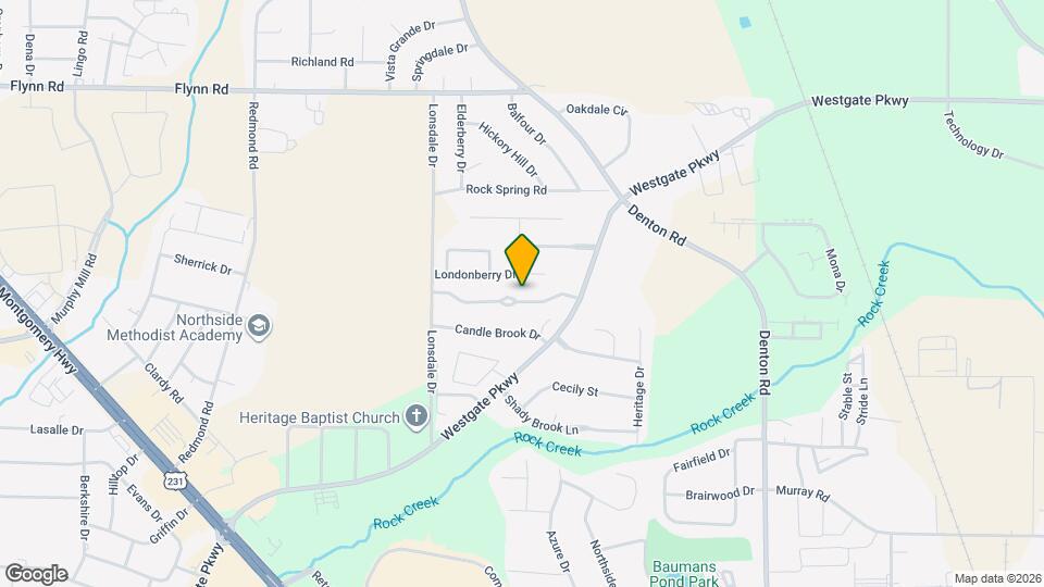 124 Heyward Dr Map and Location Details