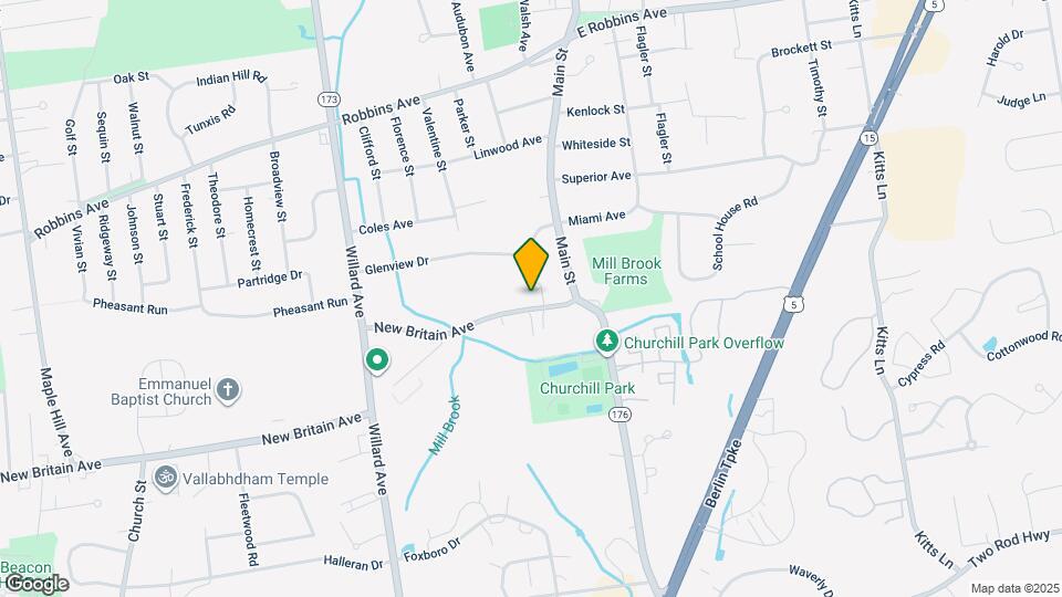 34 New Britain Ave Map and Location Details