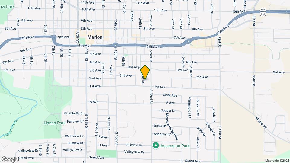 105 21st St Map and Location Details
