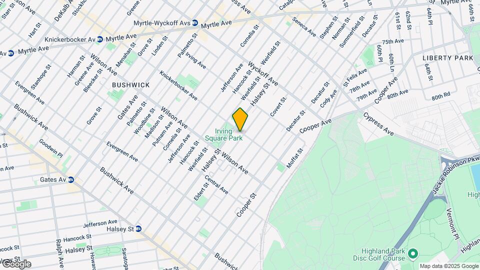 802 Knickerbocker Ave Mapa y Detalles de la Ubicación