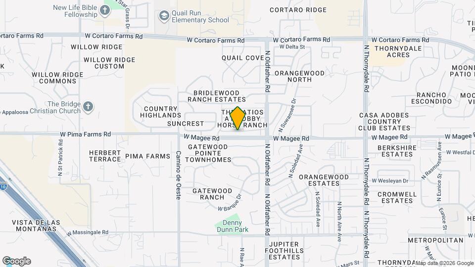 4313 W Bunk House Rd Map and Location Details