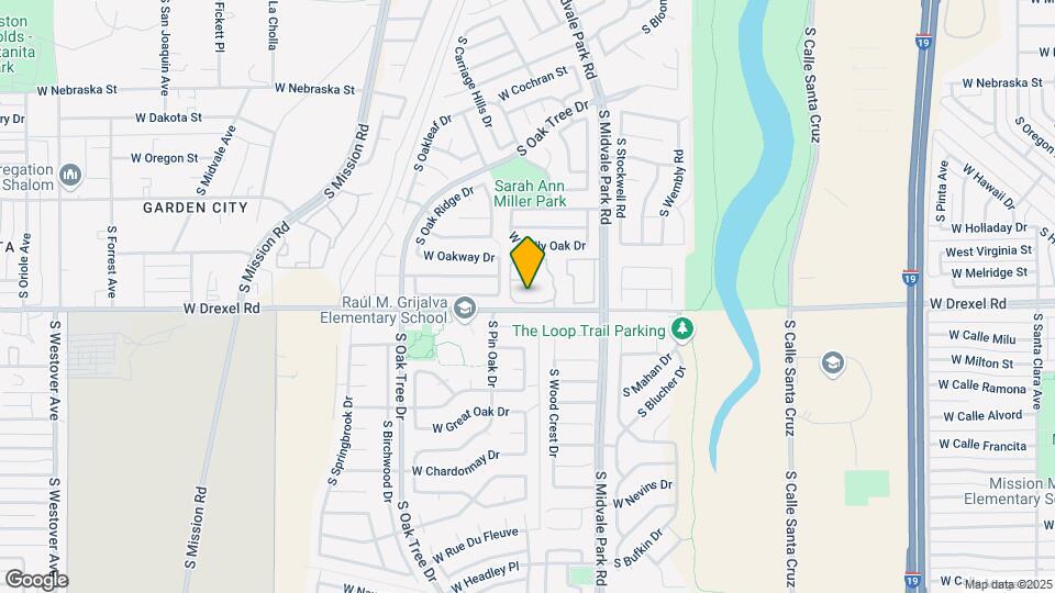 1698 W Park Wood Ln Map and Location Details
