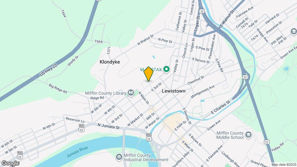 114 N Brown St Map and Location Details