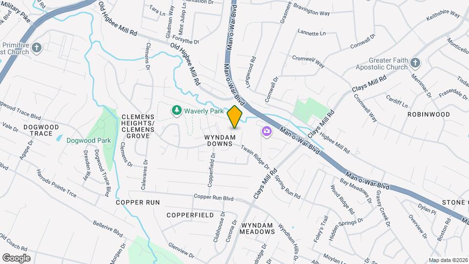 4216 Kensington Garden Ct Map and Location Details
