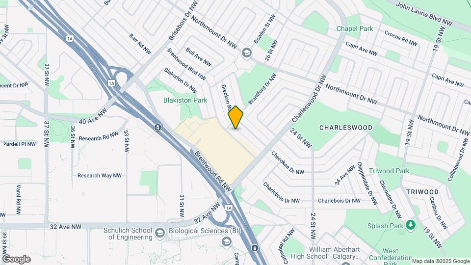 2740 Brentwood Blvd NW Map and Location Details