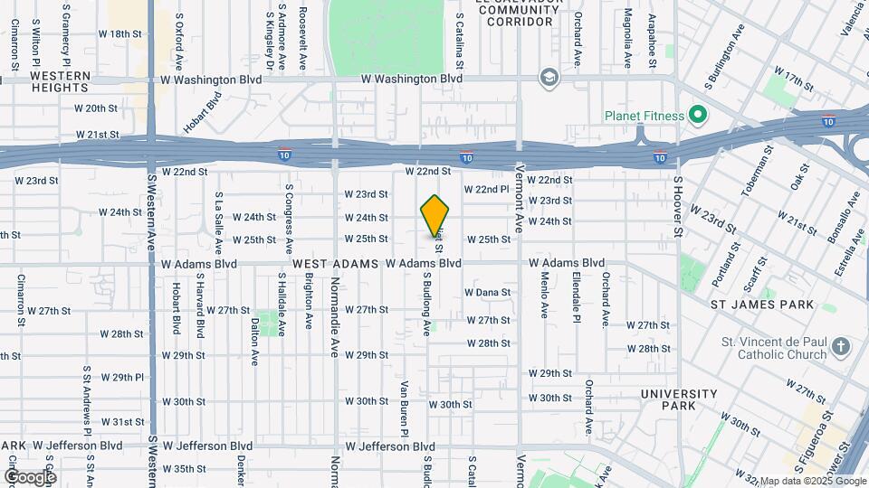 2501 Juliet St Mapa y Detalles de la Ubicación