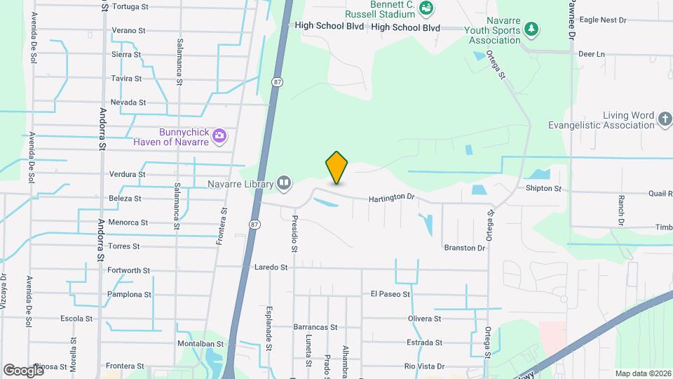 8092 Hartington Dr Map and Location Details