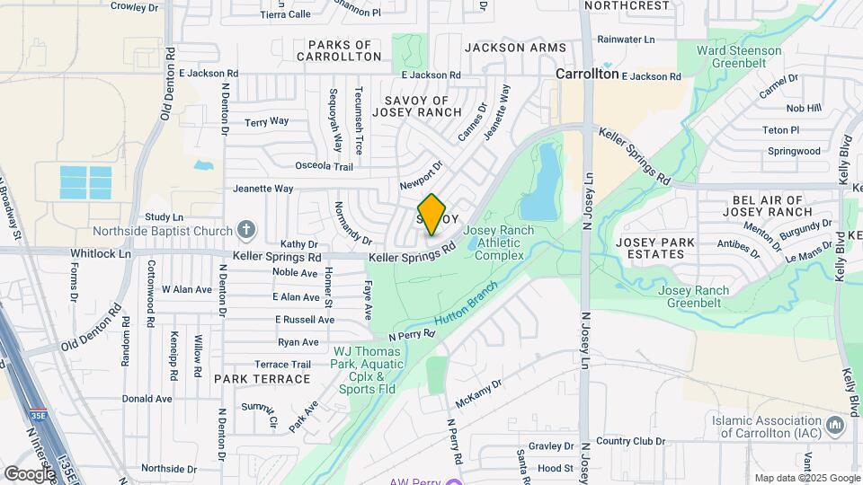 1307 Edinboro Ln Map and Location Details
