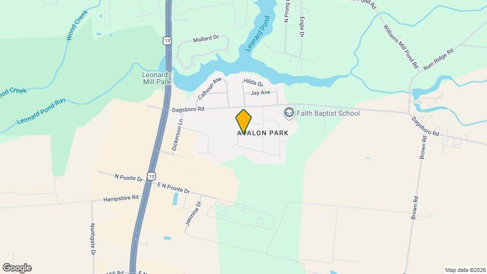 8241 Robin Hood Dr Map and Location Details