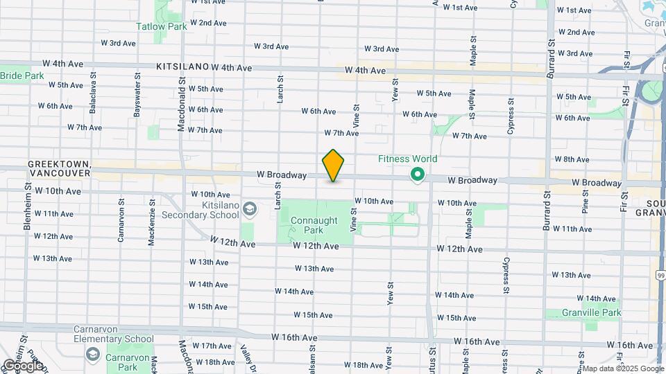 2368 W Broadway Map and Location Details