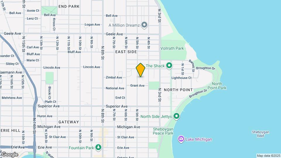 1723 N 5th St Map and Location Details